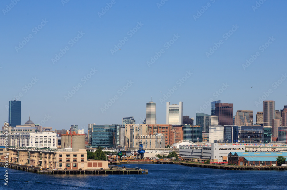 Boston Skyline from Freight Harbor
