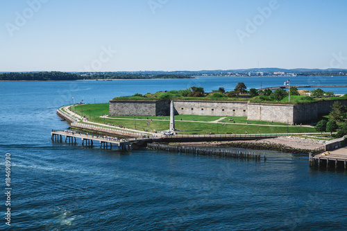 View of Fort Independence from the Sea © dbvirago