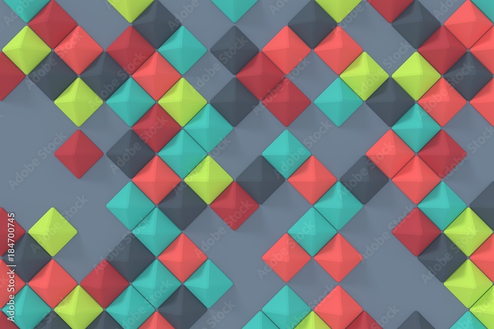 Modern wall. 3D rendering. Modern wall. 3D rendering.