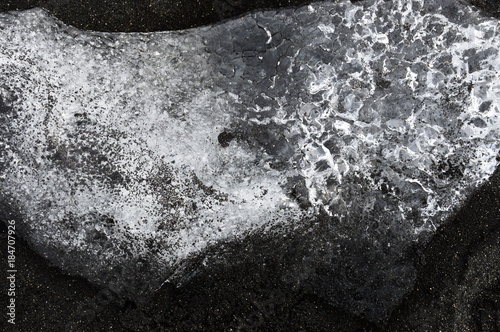 Texture di ghiaccio e sabbia
