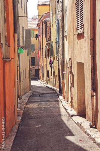 Hyères (FRANCE) - old town street