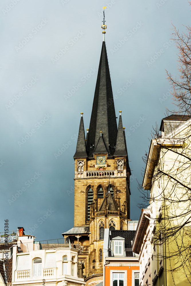 landmark Aachener Dom in Aachen, Germany, Europe landmark Aachener Dom in Aachen, Germany, Europe