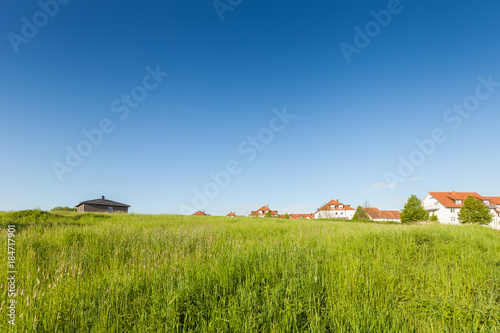 Bauland im Gr  nen fertig zur Erschlie  ung