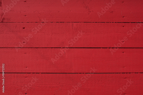 Red wooden background.