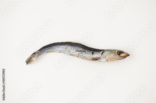 めざし 鰯 イワシ 魚の干物 焼き 白背景