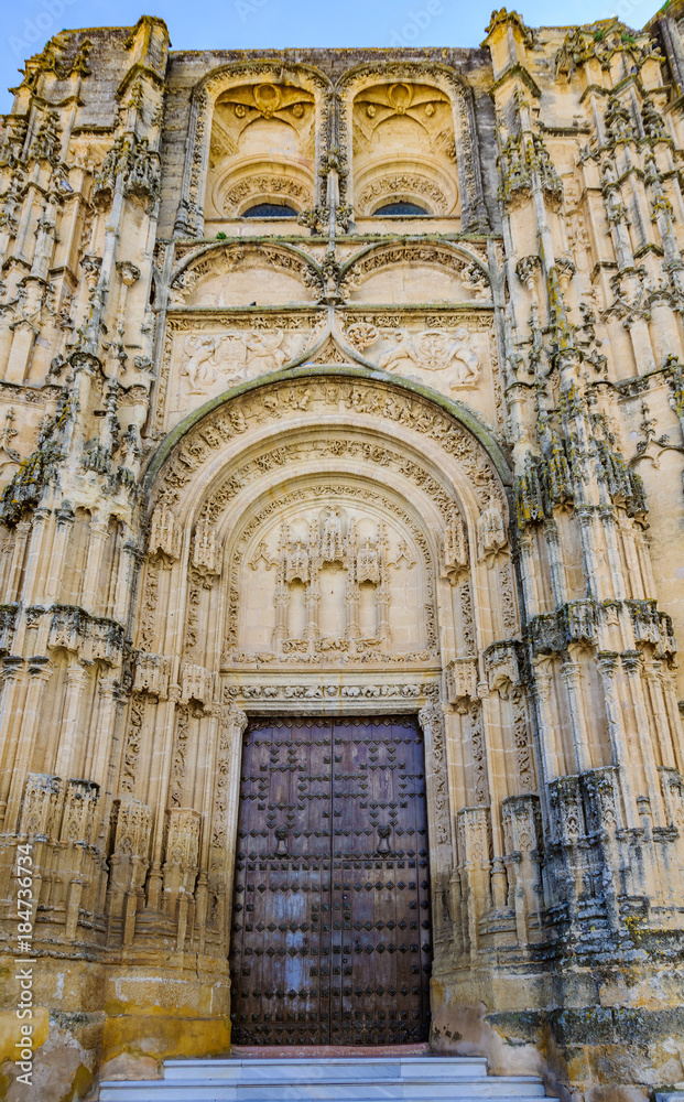 Church entrance in Arcos de la Frontera, Spain