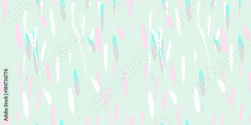 Trendy abstract seamless pattern. Brush confetti background. Pastel colors with gold. Wedding, fabric, wallpaper, party invitation, wrapping, birthday anniversary etc Vector