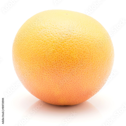 Photography Red grapefruit isolated on white background.
