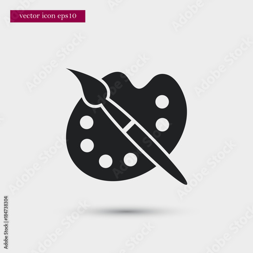Education icon simple vector sign