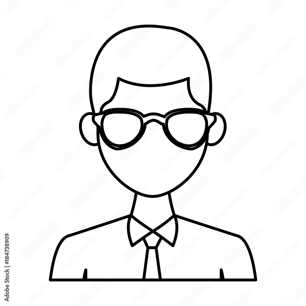 Young man with elegant clothes and sunglasses Young man with elegant clothes and sunglasses