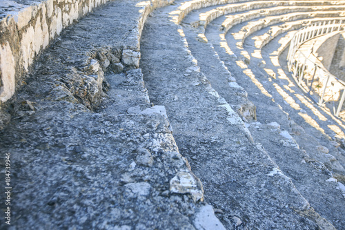 Amphitheater detail sited in  Tarragona, Spain