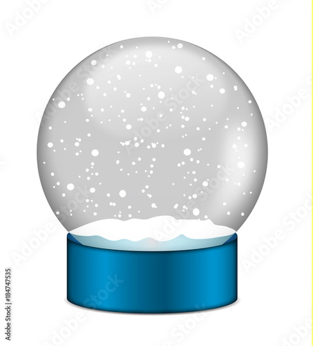 Sfera di cristallo con neve