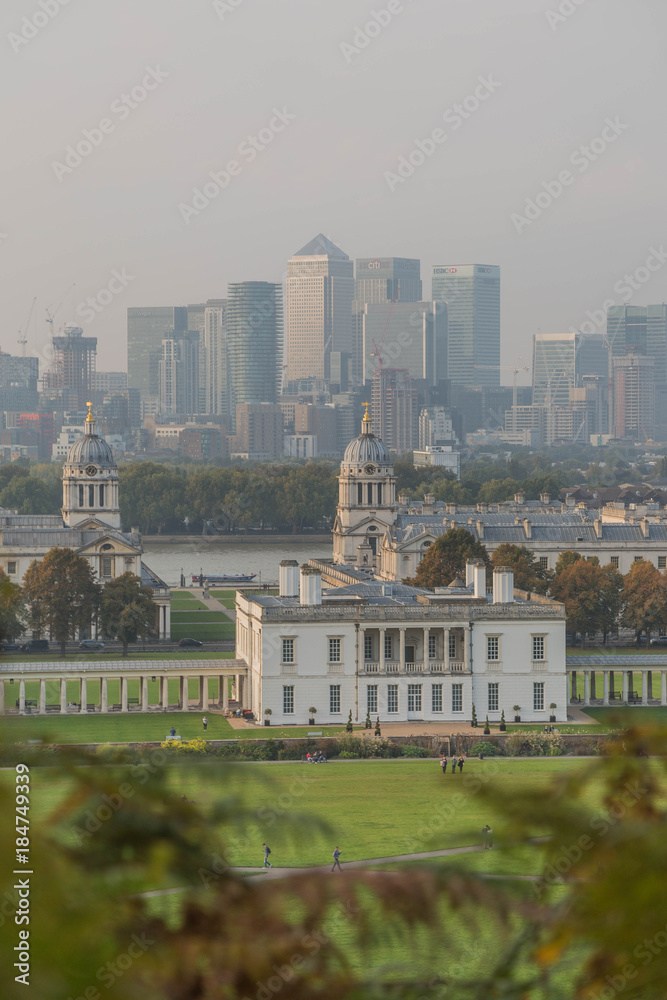 Cityscape of Greenwich, London
