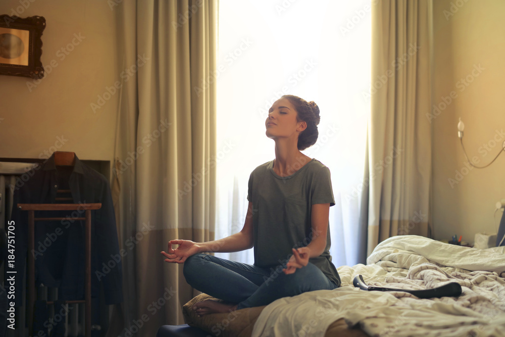 Meditation in the morning Meditation in the morning