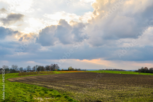 Beautiful countryside landscape in west Germany  North Rhine-Westphalia