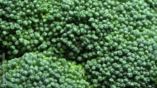 Detail of Broccoli in rotation