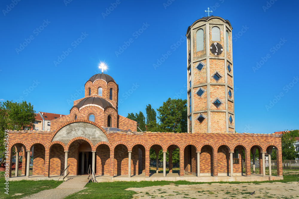 Naklejka premium The Temple of the Birth of St. John the Baptist in Novi Sad, Serbia