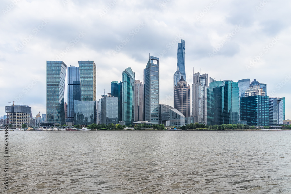 Fototapeta premium Szanghaj gród i panoramę