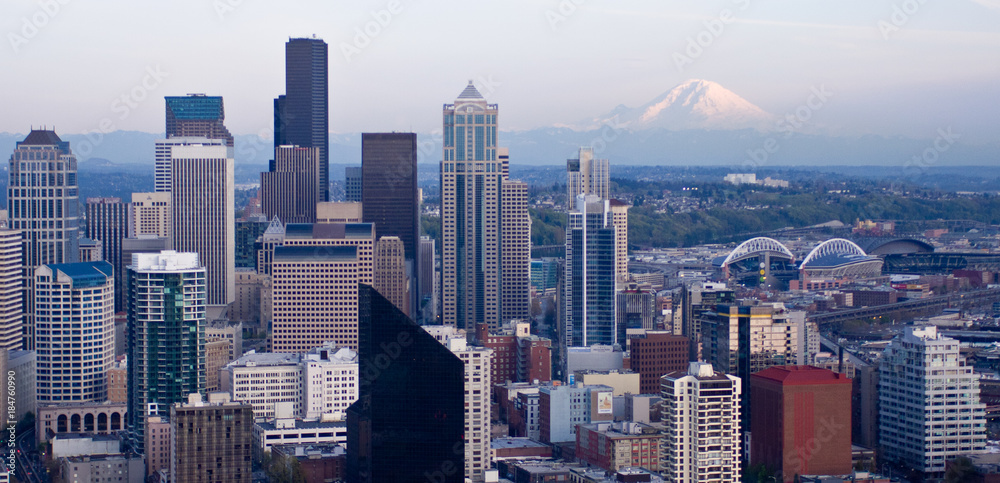 Fototapeta premium Seattle Skyline