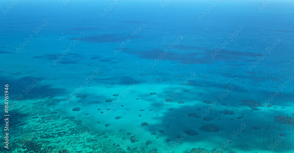  the great reef from the high