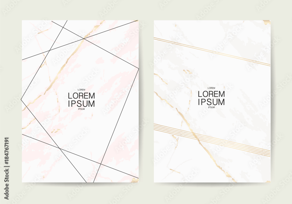 Fototapeta premium card template with marble 