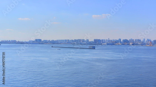 View of Tokyo Bay, Japan