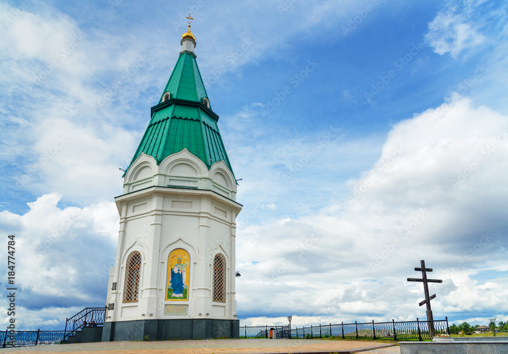 Obraz premium Paraskeva Pyatnitsa Chapel in Krasnoyarsk. Russia