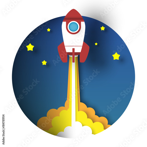 Rocket Lunch out to the Space.