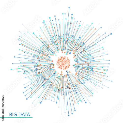 Global network connection. Background with connecting dots and lines. The concept illustration