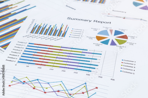 business chart report