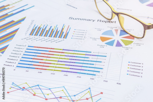 business chart report