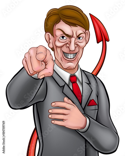 Devil Tail Business Man