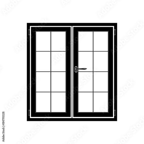 Window icon. Vector Illustration