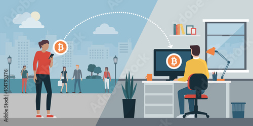 Cryptocurrency virtual transaction