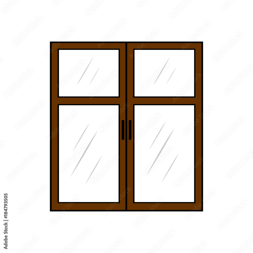 Window icon. Vector Illustration Window icon. Vector Illustration