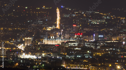 Iasi city at night  Romania