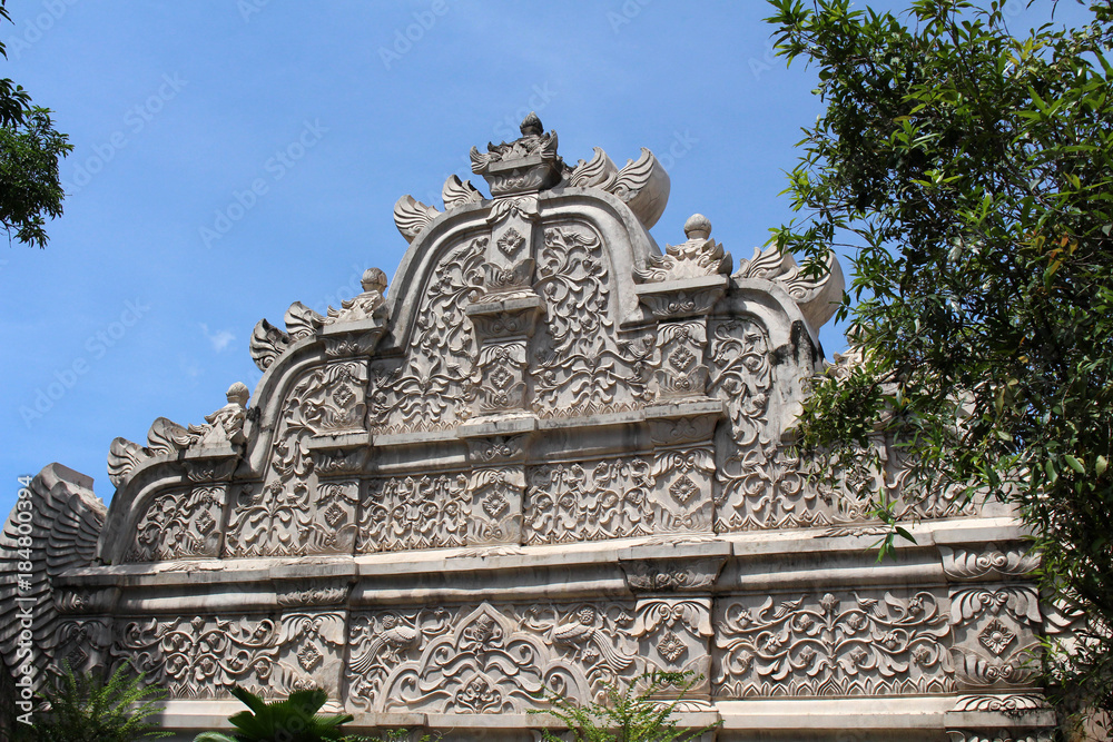 Obraz premium Taman Sari Water Castle in Yogyakarta, Indonesia. It's used as a bathing complex