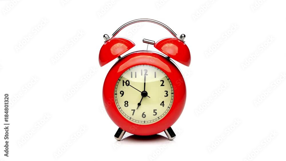 Red alarm clock. Traditional alarm clock ringing.
Red alarm clock. Traditional alarm clock ringing.