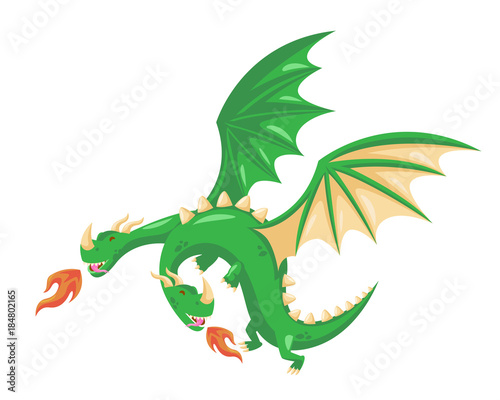 Ancient Cute Dragon Illustration Character, Suitable for Children Product, Print, Logo, Game Asset, And Other Children Related Occasion. © naulicreative