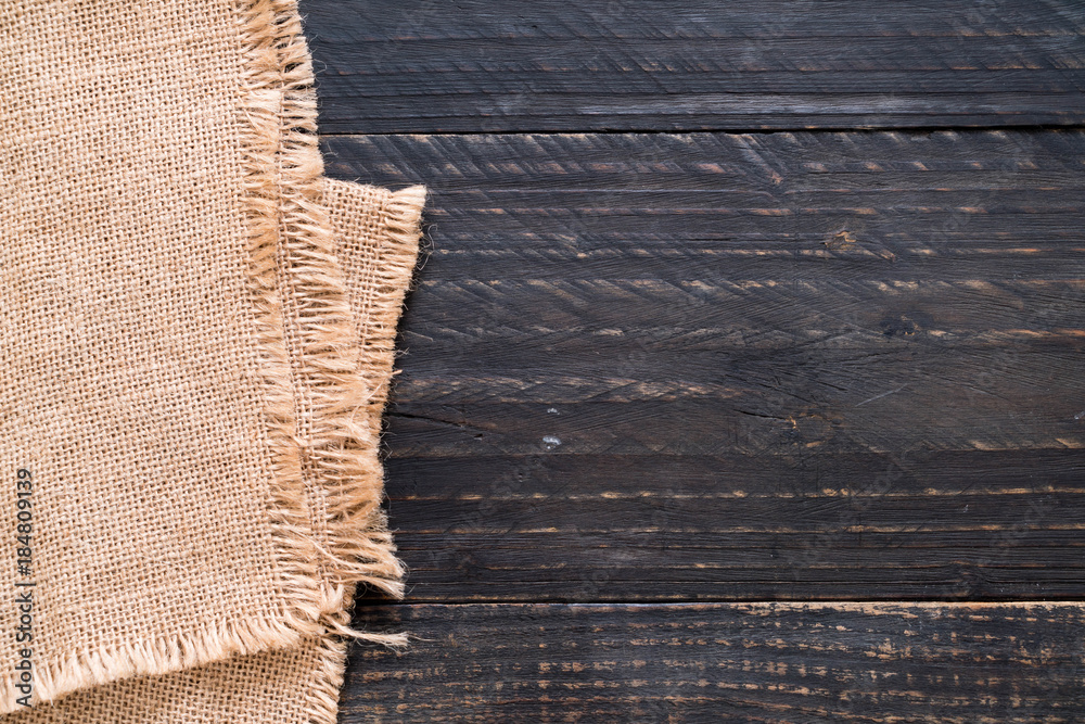 kitchen cloth (napkin) on wood background kitchen cloth (napkin) on wood background