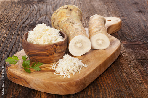 Fotografie, Tablou Fresh grated horseradish