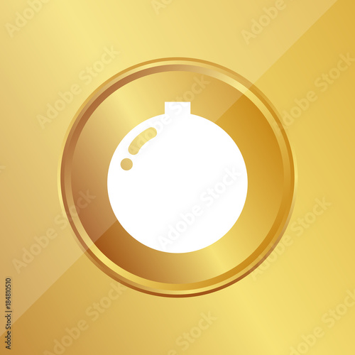 Gold Medaille - Christbaumkugel