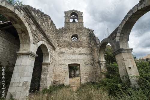 Ruins of Santa Maria di Cartegnano (Abruzzi, Italy)