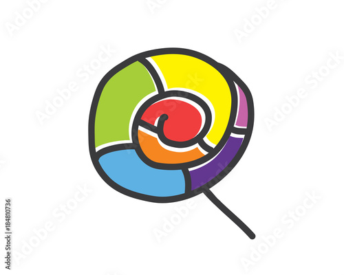 Modern Children Creativity Circle Logo