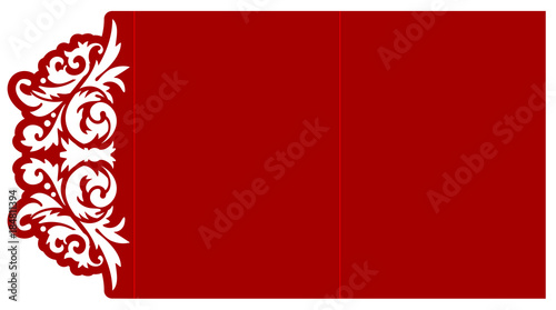 Laser cut vector template