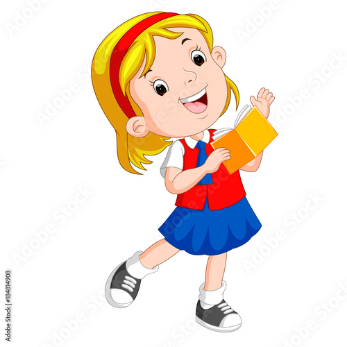 Students love reading books with passion