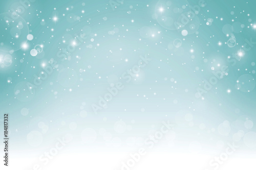Abstract teal bokeh background