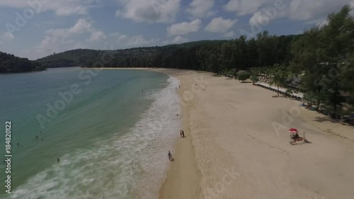 Flying over the Bangtao Beach
