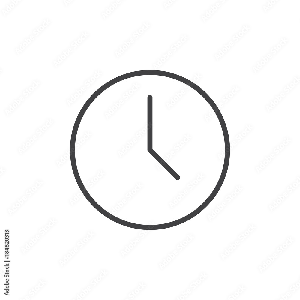 Vector cartoon clock timer icon in comic style. Time alarm concept  illustration pictogram. Stopwatch clock business splash effect concept. -  Stock Image - Everypixel