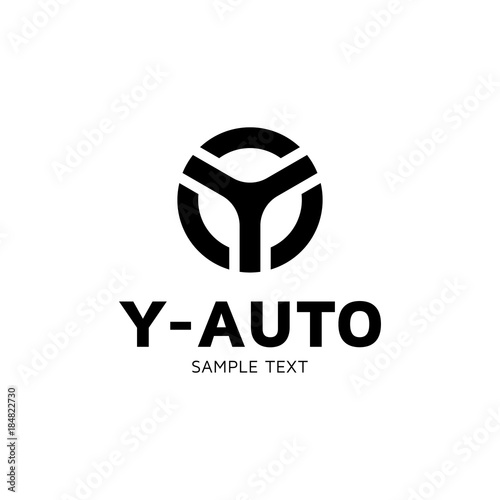 Y Auto Logo Vector Template
